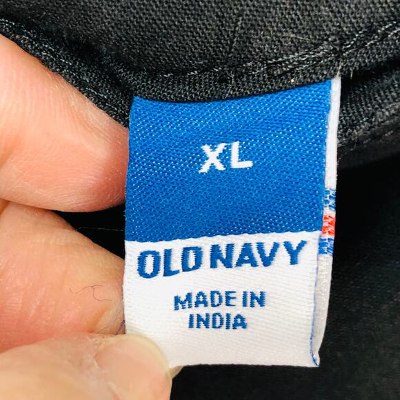 Old Navy Embroidered Flutter-Sleeve Dress XL Black and White Tiered EUC - Picture 4 of 16